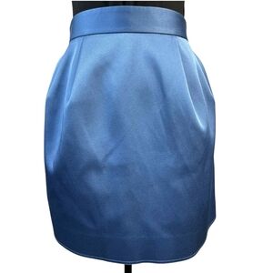 COS Satin balloon mini skirt